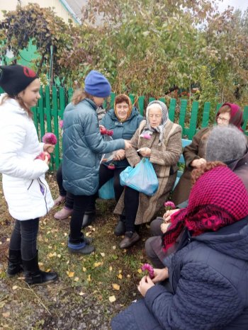 Акция в рамках Дня пожилого человека 