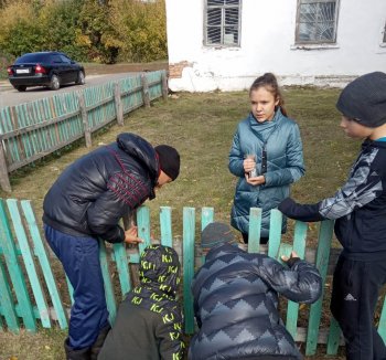 В рамках акции «Чистый дворик» 