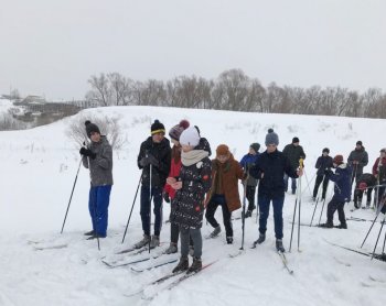 Районные соревнования по лыжам 